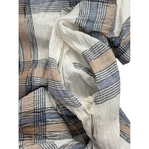 Masai Copen Hagen Womens Plaid Midi Dress With Side Tie Size XL - Picture 5 of 9